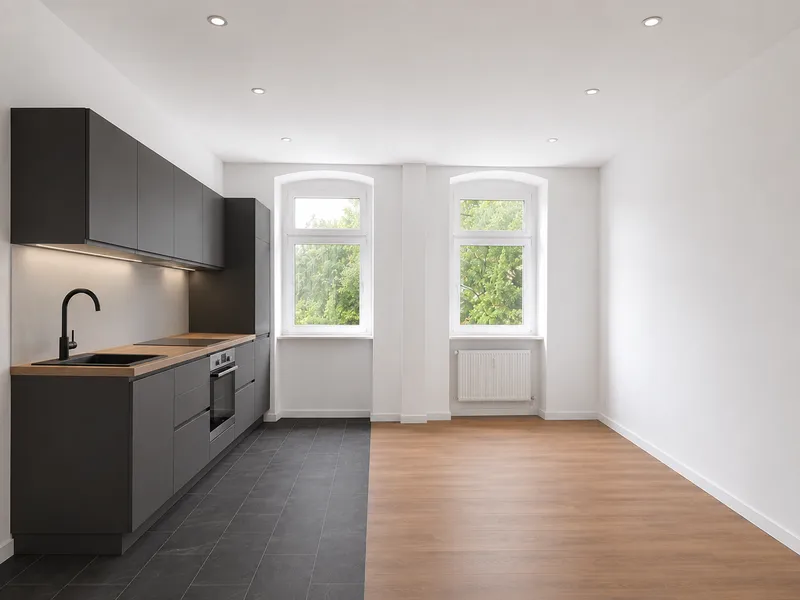 Erstbezug nach Kernsanierung - Helle 2-Zimmer-Wohnung mit offener Wohnküche — photo 1
